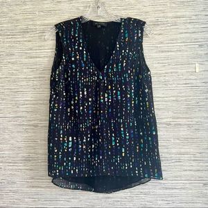 MM Couture Sleeveless Blouse Size: S